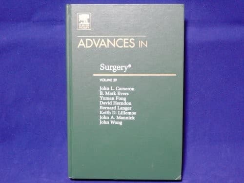 Tapa de Advances in Surgery