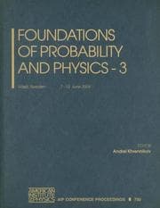 Tapa de Foundations of Probability and Physics - 3