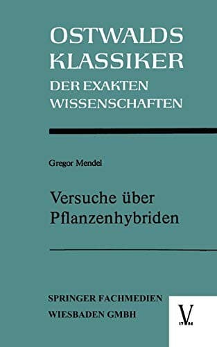 Tapa de Versuche über Pflanzenhybriden.