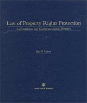 Tapa de Law of property rights protection