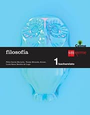 Tapa de Filosofía. 1 Bacharelato. Celme