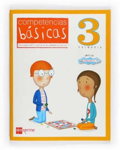 Tapa de Competencias básicas. 3 Primaria [Gallego]