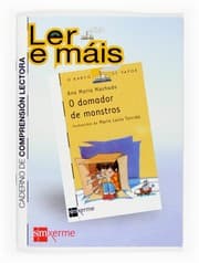 Tapa de O domador de monstros. Caderno de comprensión lectora