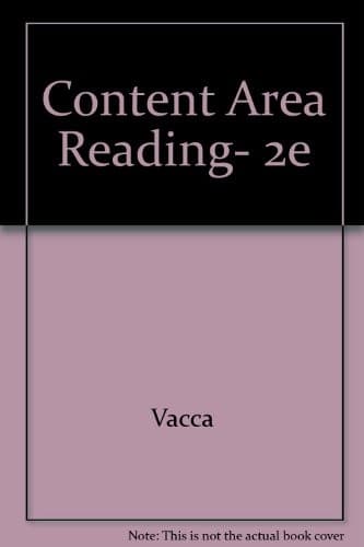 Tapa de Content Area Reading