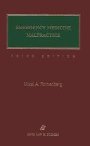 Tapa de Emergency Medicine Malpractice