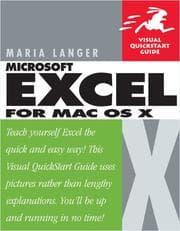 Tapa de Excel X for Mac OS X