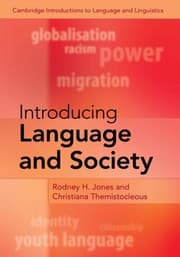 Tapa de Introducing Language and Society