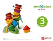 Tapa de Matemáticas activas. 3 anos