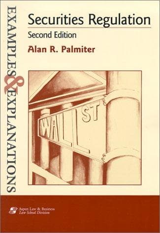 Tapa de Securities regulation
