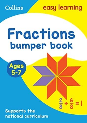 Tapa de Fractions Bumper Book Ages 5-7