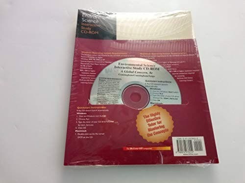Tapa de Interactive CD-ROM to accompany Environmental Science