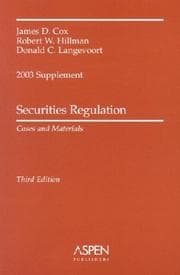 Tapa de Securities Regulation