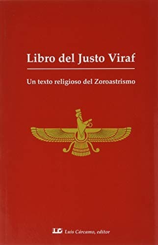 Tapa de Libro del justo Viraf