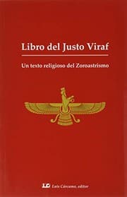 Tapa de Libro del justo Viraf