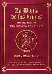 Tapa de La Biblia de las brujas. Obra completa. Terciopelo rojo
