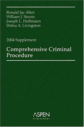 Tapa de Comprehensive Criminal Procedure, 2004