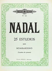 Tapa de 25 Estudios Trombón y Bombardino