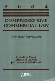 Tapa de Comprehensive commercial law : 2004 statutory supplement
