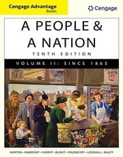 Tapa de Cengage Advantage Books : a People and a Nation