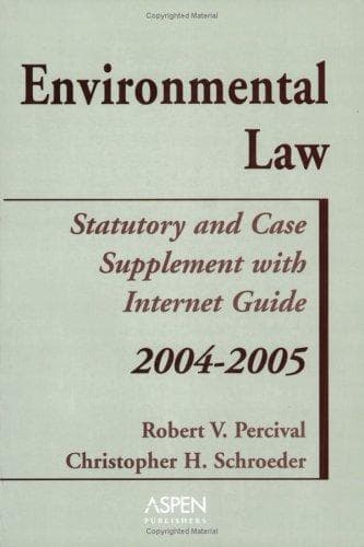 Tapa de Environmental Law
