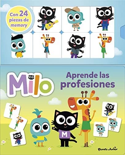 Tapa de Milo. Aprende las profesiones