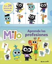 Tapa de Milo. Aprende las profesiones
