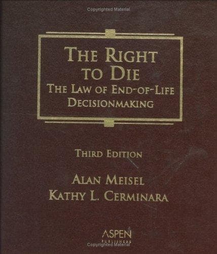 Tapa de The right to die