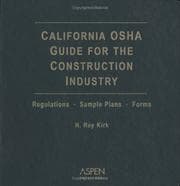 Tapa de California OSHA Guide for the Construction Industry