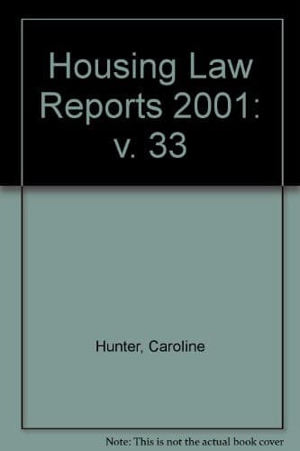 Tapa de Housing Law Reports 2001