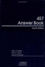 Tapa de 457 answer book