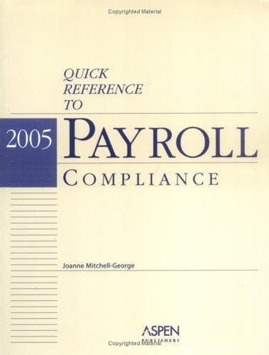 Tapa de Quick Reference to Payroll Compliance