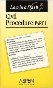 Tapa de Civil Procedure (Law in a Flash)