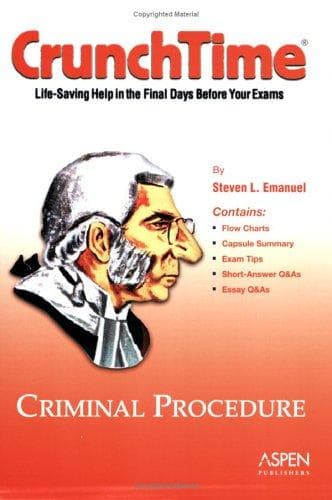 Tapa de Criminal procedure