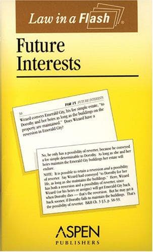Tapa de Future Interests (Law in a Flash)