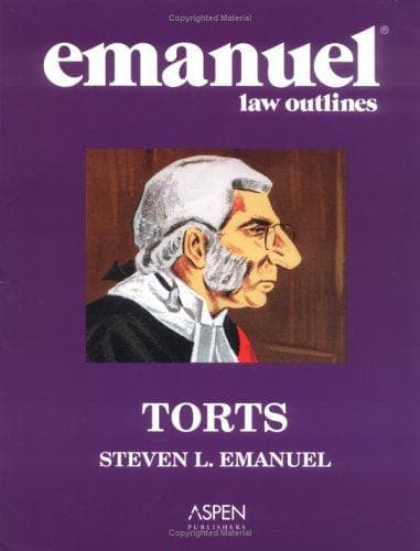 Tapa de Emanuel Law Outlines
