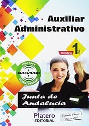 Tapa de Auxiliar Administrativo Junta Andalucía. Temario volumen I.Turno Libre