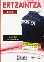 Tapa de Ertzaintza. Agentes de la Escala Básica. Test