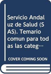 Tapa de Servicio Andaluz de Salud . Temario Común para todas las categorías profesionales y test