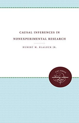 Tapa de Causal inferences in nonexperimental research
