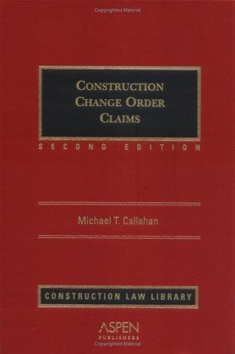 Tapa de Construction change order claims