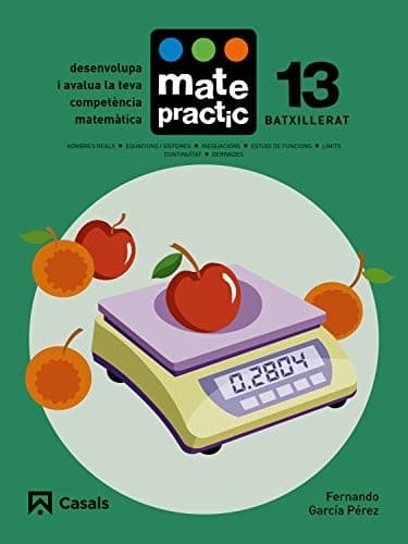 Tapa de Quadern Matepractic 13 Batxillerat