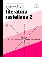 Tapa de Literatura castellana 2. Apóstrofe XXI Bachillerato