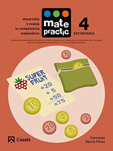 Tapa de Cuaderno Matepractic 4 Secundaria