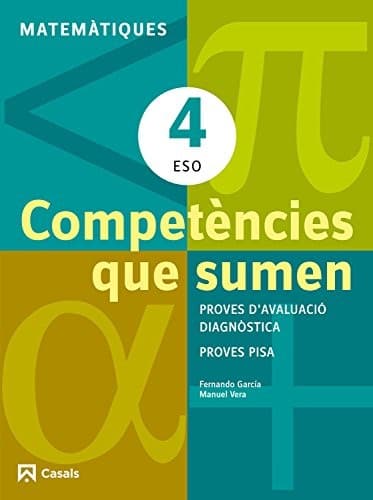 Tapa de Competències que sumen. Matemàtiques 4 ESO