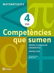 Tapa de Competències que sumen. Matemàtiques 4 ESO