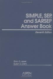 Tapa de SIMPLE, SEP, and SARSEP Answer Book