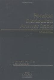 Tapa de Pension Distribution Answer Book 2006
