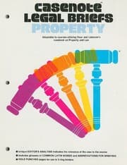 Tapa de Casenote legal briefs