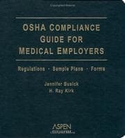Tapa de OSHA Compliance Guide for Medical Employers