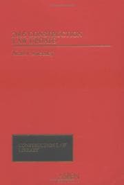 Tapa de 2005 Construction Law Update